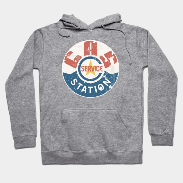Gas Service Station Hoodie by Wintrly